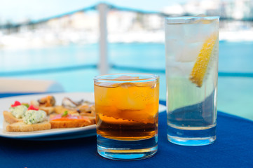 Cocktail at the Port