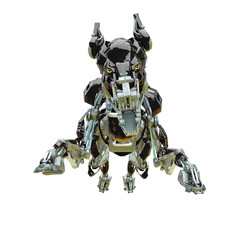 cyber dog frontal attack