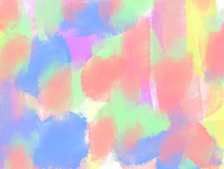 Watercolor paint like gradient background pastel ombre style. Iridescent template for brochure, banner, wallpaper, mobile screen. Neon hologram theme