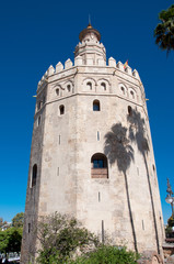 Fototapeta na wymiar Torre dell'oro, Siviglia, Spagna. 