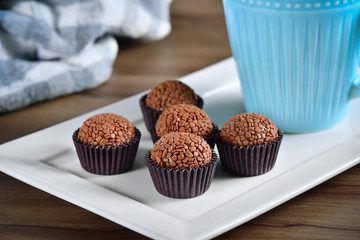 Typical Brazilian party snack - Brigadeiros