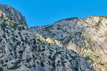 Mountains and Sky, vacation in Montenegro, Ray of light on the mountain