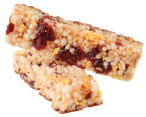 Whole-cereal bar with cranberries