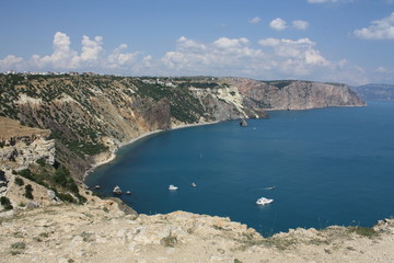 A view from Cape Fiolent, Crimea