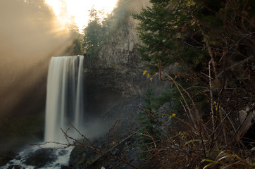 autumn waterfall