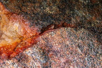 Close Up of Volcanic Quartz Rock