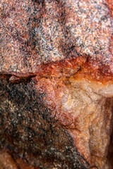 Obraz na płótnie Canvas Close Up of Volcanic Quartz Rock