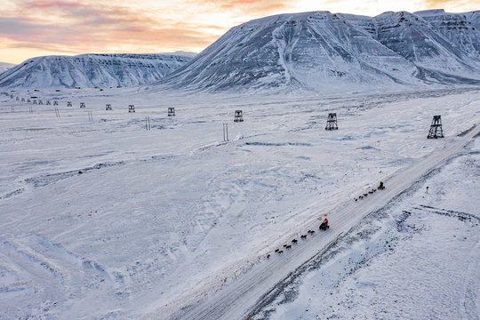 Svalbard Norway Dog Sledding