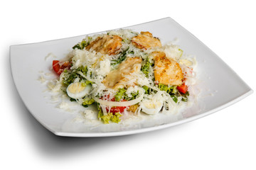 Food on a white background