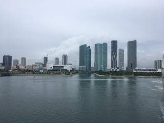 Fototapeta na wymiar Miami Downtown Skyline Florida USA