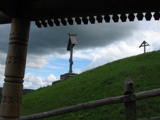 The grave-yard in Ples on the Volga.