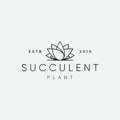 abstract Succulent plant custom Logo Design Inspiration