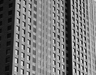 Modern skyscraper geometrical architecture background