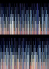 Fototapeta premium Colorful Number 'pi' Data Visualisation Art Computational Generative illustration