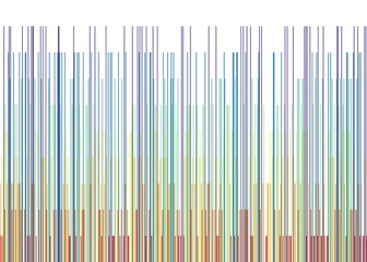 Colorful Number 'pi' Data Visualisation Art Computational Generative illustration