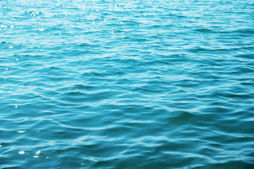 Blue sea water background texture