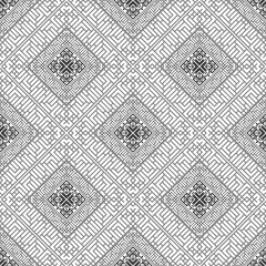 Abstract geometric seamless background consisting of lines and squares patterns. Decorative backdrop.