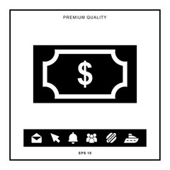 Money icon for web and mobile