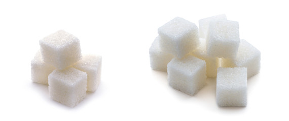 Sugar Cube on white background