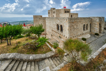 Obraz premium Albania, Kruji - the mausoleum of the national hero Albani Skanderbeg