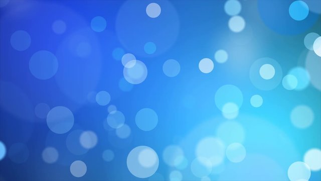 particles background blue floating bokeh motion