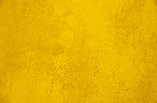 Wall grunge yellow background texture
