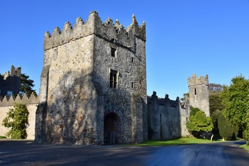 Fototapeta na wymiar Howth castle - old architecture in Ireland