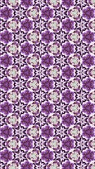 Abstract geometric flower design. Repeated seamless pattern for textile, wallpaper, wrapping paper, prints, surface design, inlay, parquet, web background or another accent etc