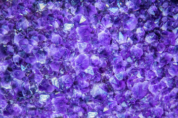 Bright Violet Texture from Natural Amethyst