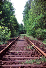 Railway, Decommissioning, Rail transport, Thuringia, Germany, Europe