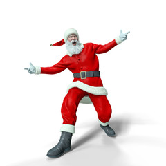 santa claus saying let the party start