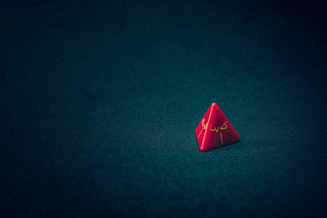 4 sided die for a game