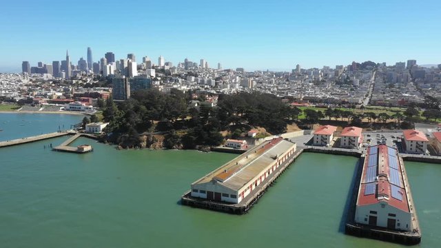 San Francisco Skyline with Marina, California
