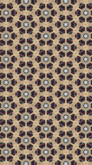 Seamless Pattern (Triangle shapes, White Star Light on Blue Textile Pattern)