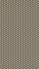 Abstract geometric flower design. Repeated seamless pattern for textile, wallpaper, wrapping paper, prints, surface design, inlay, parquet, web background or another accent etc