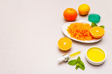 Healthy self-care. Minimalist organic lifestyle. Comfort and natural pharmacy