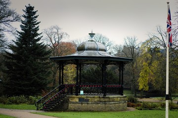 Buxton band stand Pavilion Gardens UK