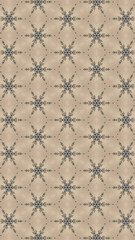 Seamless Pattern (Triangle shapes, White Star Light on Blue Textile Pattern)