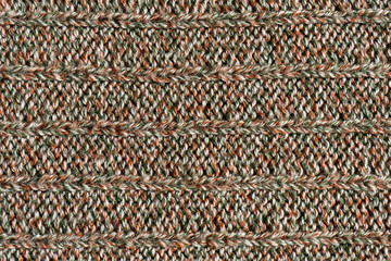 Old knit sweater background. Chiné color. 