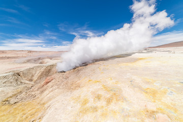 Geyser Sol de Manana, Eduardo Avaroa National Reserve, Bolivia