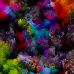 Fototapeta na wymiar Inner Life of Virtual Color