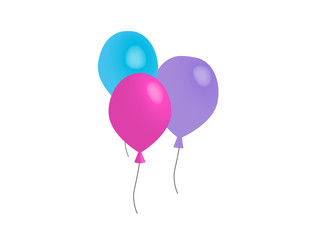 パステルカラーの風船セット