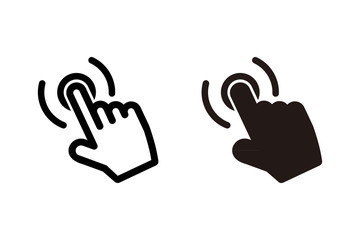 Hand cursor click for your website computer and mobile app 