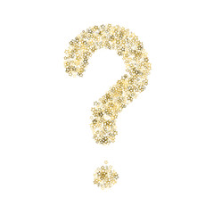 Naklejka premium Glitter Stars. Luxury Confetti tiny Gold Christmas