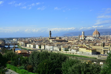 Fototapeta na wymiar The skyline of Florence Italy.