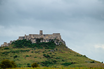 Fototapeta premium Spissky hrad. The Spis Castle in Central Europe Slovakia.