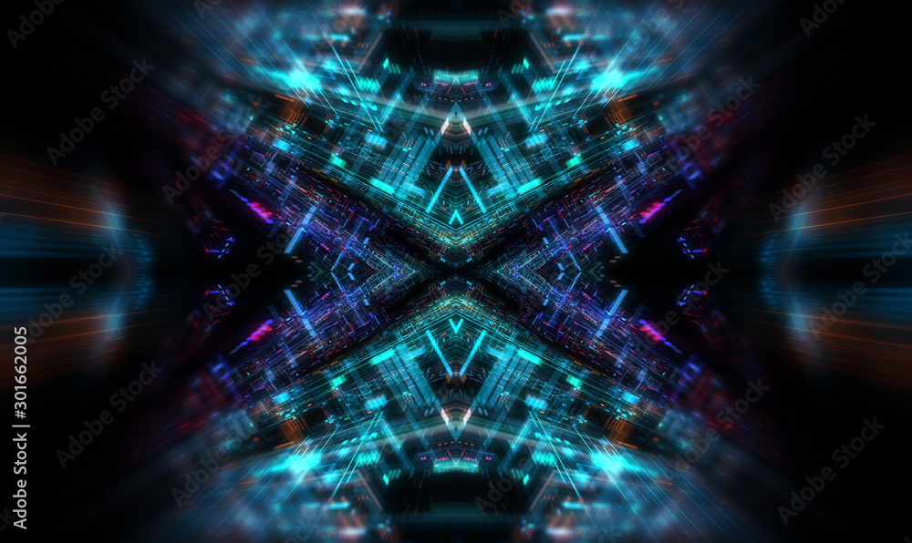 Poster abstract futuristic technological background, floating circuits, charts, digits elements. nano chip 