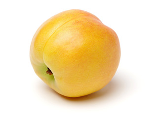 Nectarine fruit on white background 