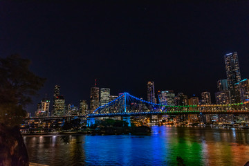 Fototapeta na wymiar Story Bridge at night