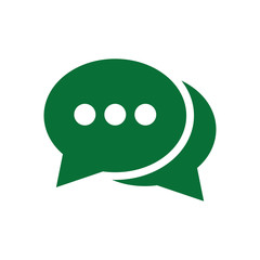 Chat icon vector isolated symbol illustration EPS 10